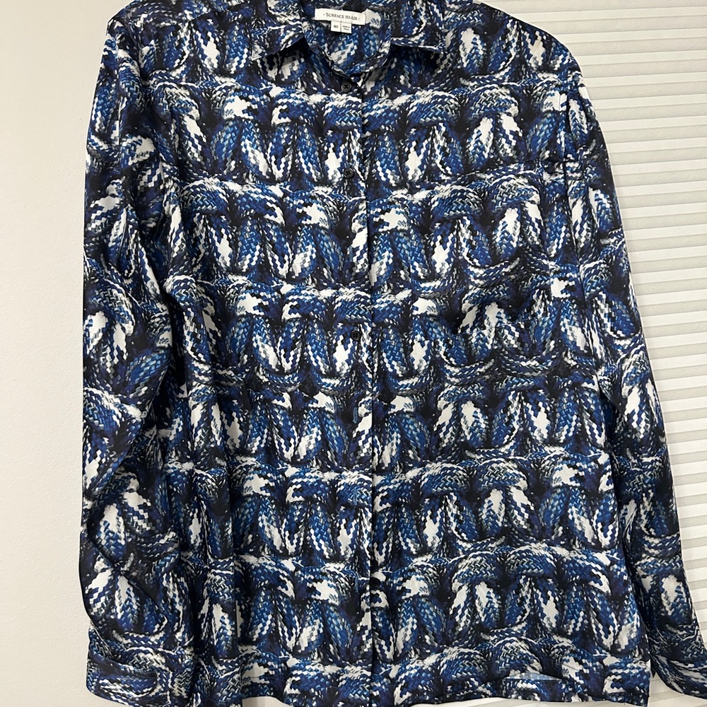 Women’s  Surface to Air Blue Patterned blouse